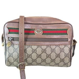 Gucci Signature Brown Crossbody Bag